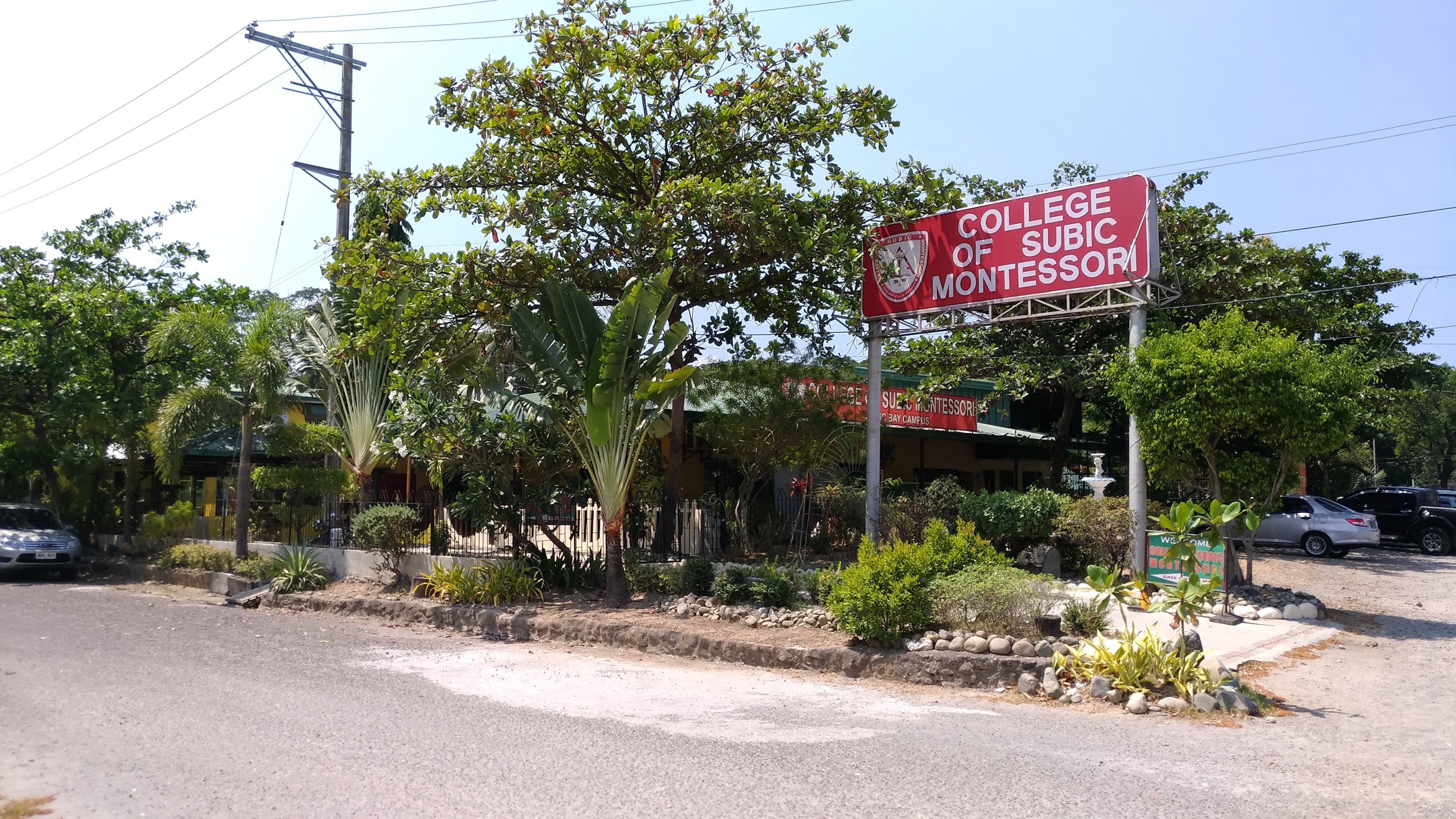 College of Subic Montessori Subic Bay campus entrance and grounds