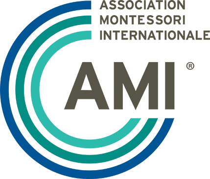 AMI logo blue and green circles with text above